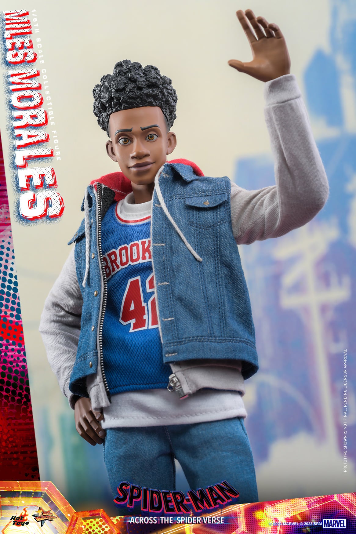 Hot Toys Spider-man: Across The Spider-Verse - Miles Morales 1:6 Scale Collectible Figure (Rebel Base Exclusive) MMS710B