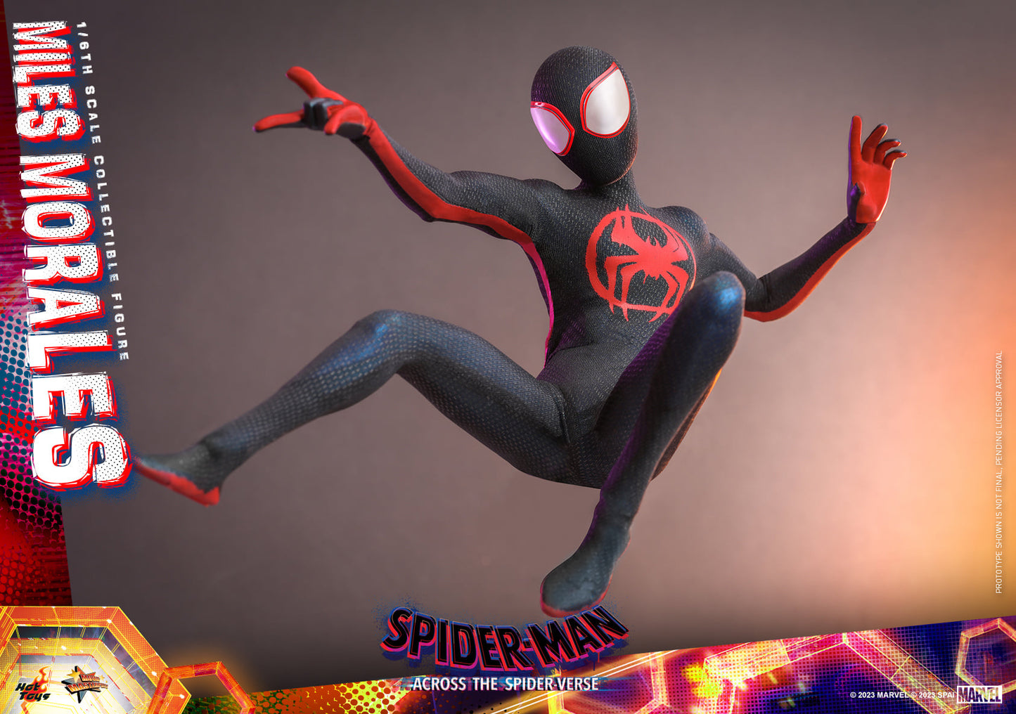 Hot Toys Spider-man: Across The Spider-Verse - Miles Morales 1:6 Scale Collectible Figure (Rebel Base Exclusive) MMS710B