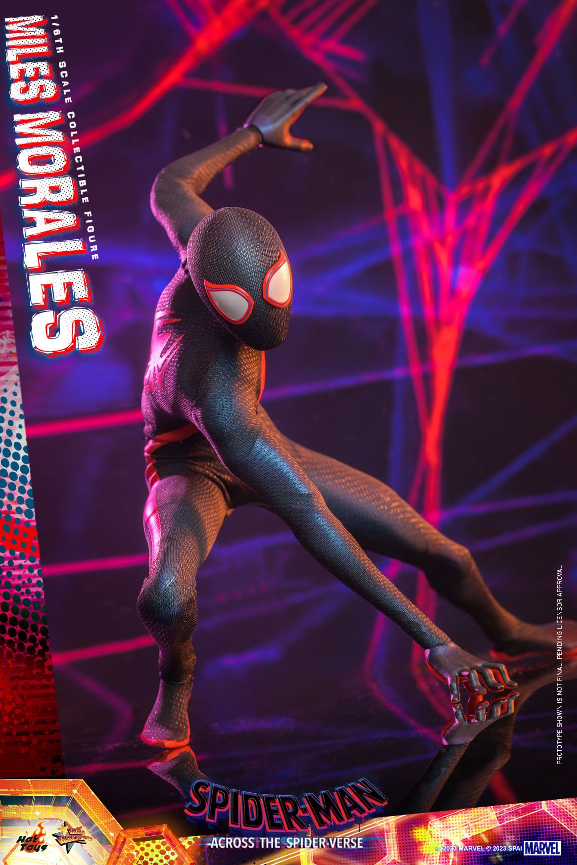 Hot Toys Spider-man: Across The Spider-Verse - Miles Morales 1:6 Scale Collectible Figure (Rebel Base Exclusive) MMS710B