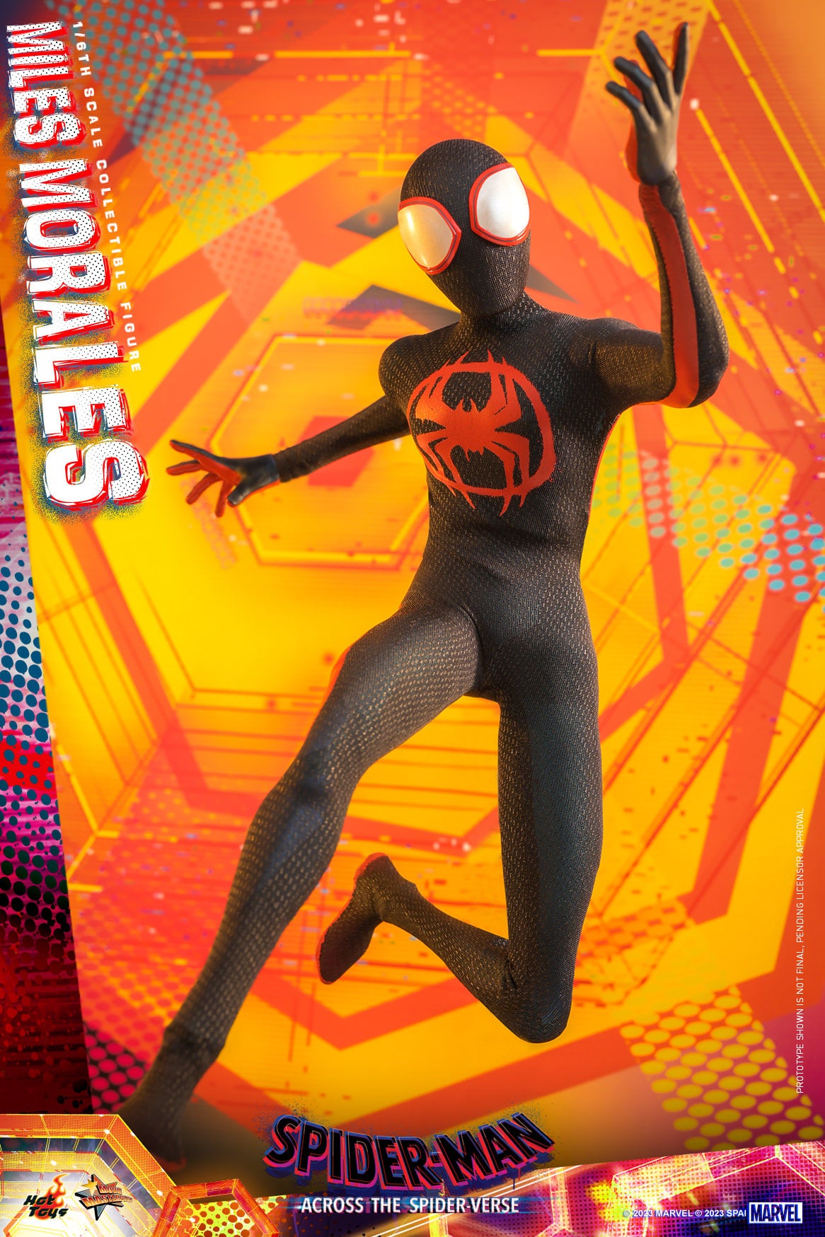 Hot Toys Spider-man: Across The Spider-Verse - Miles Morales 1:6 Scale Collectible Figure (Rebel Base Exclusive) MMS710B