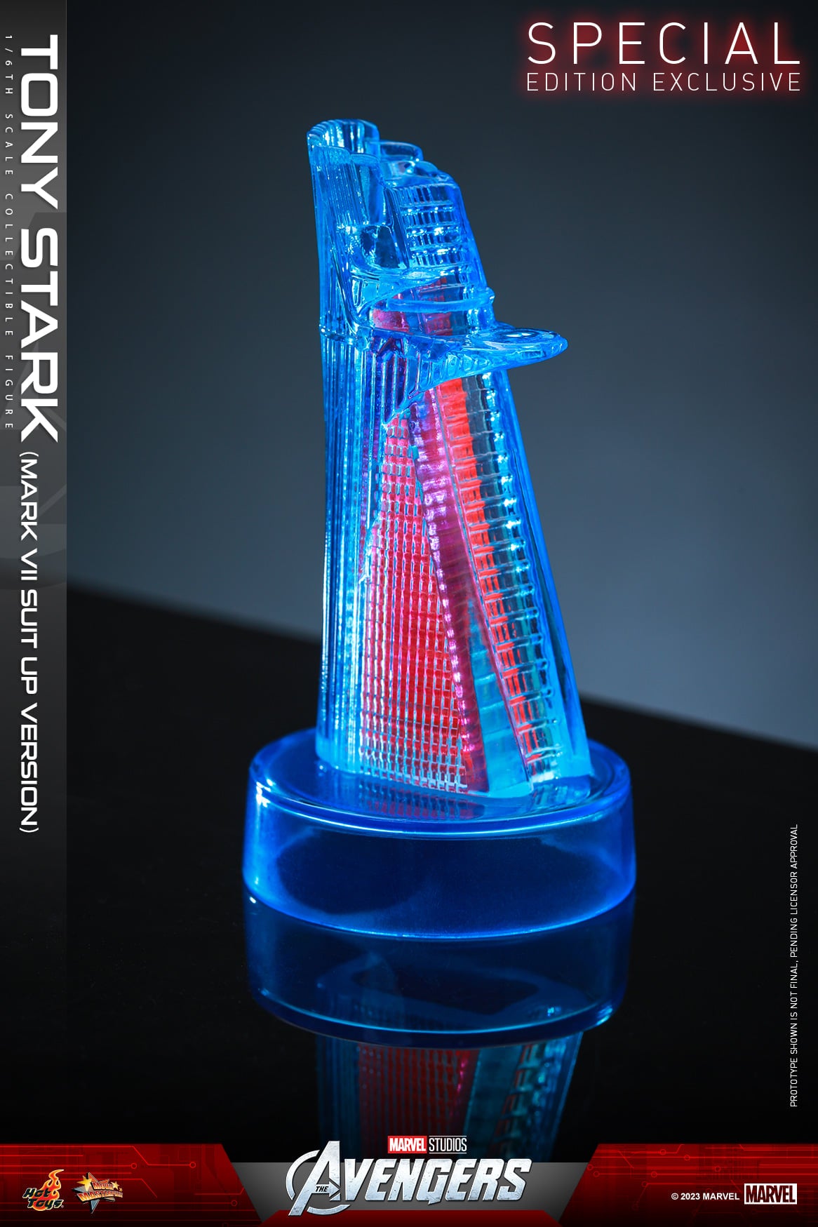 Hot Toys “The Avengers” – Tony Stark (Mark VII Suit Up Version) 1:6 Scale Collectible Figure (Special Edition - Stark Tower Hologram) MMS718B