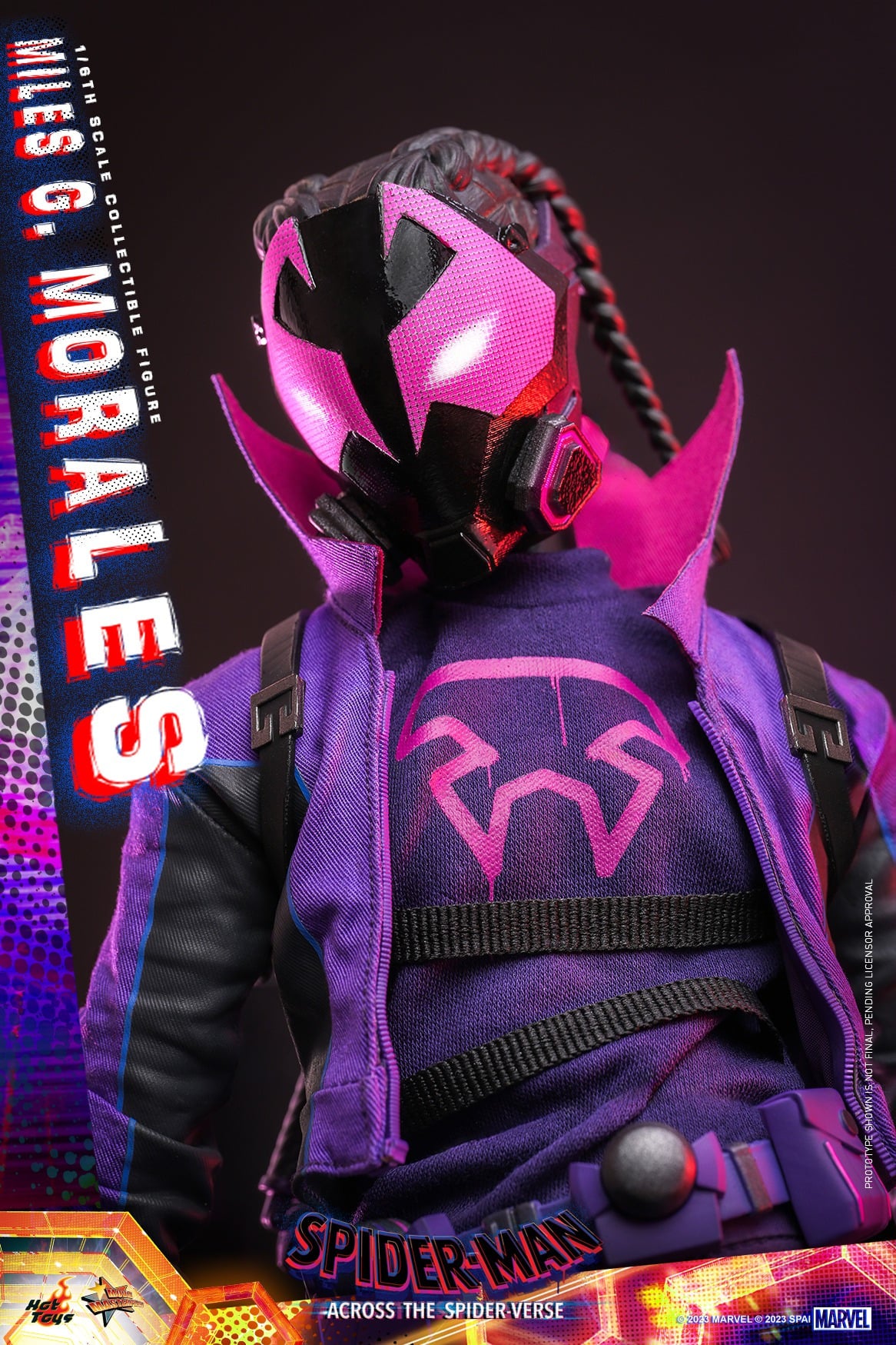 Hot Toys Spider-man: Across The Spider-verse - 1:6 Scale Miles G. Morales Collectible Figure MMS725 ( Standard Edition)