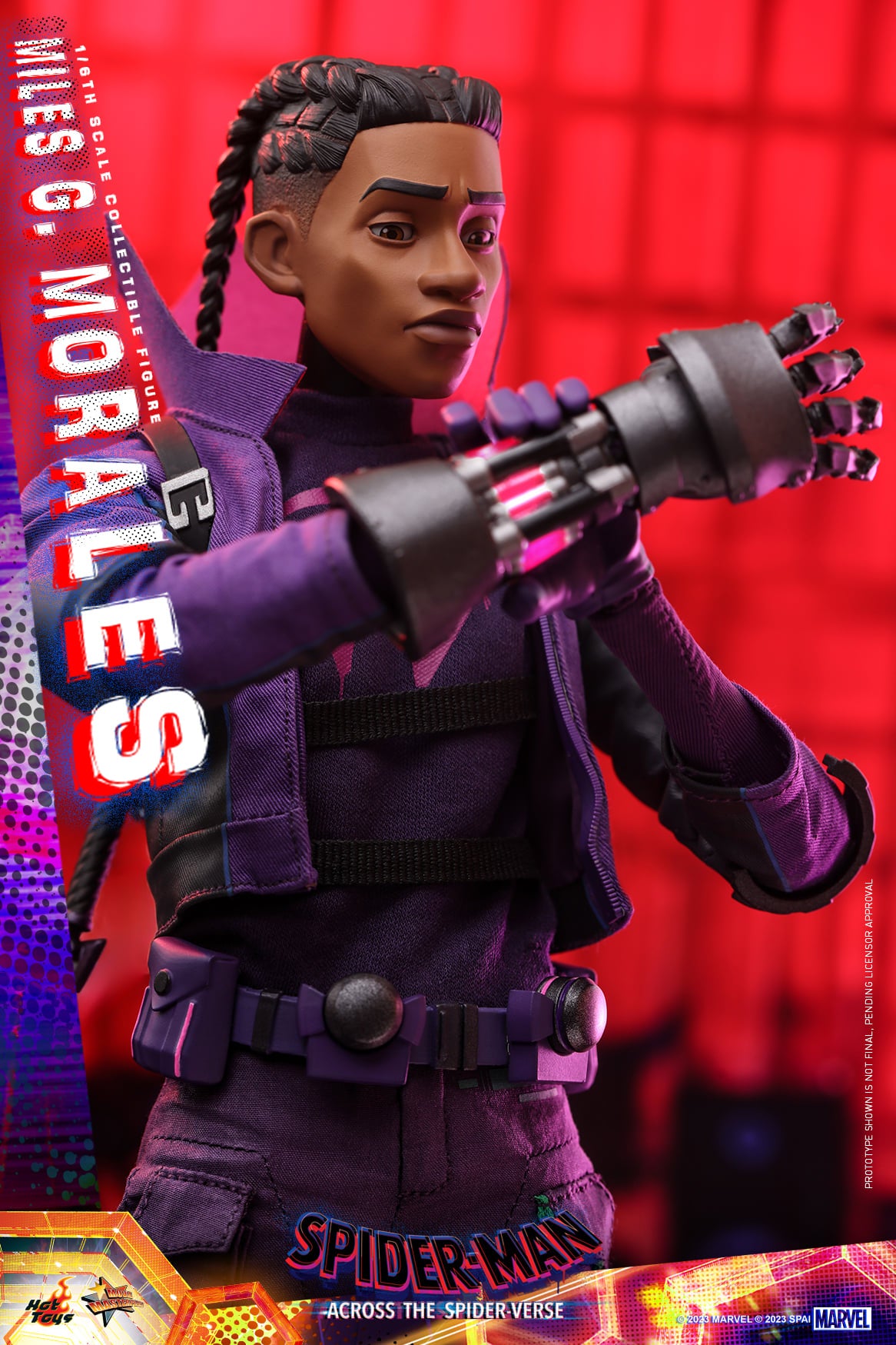 Hot Toys Spider-man: Across The Spider-verse - 1:6 Scale Miles G. Morales Collectible Figure MMS725 ( Standard Edition)