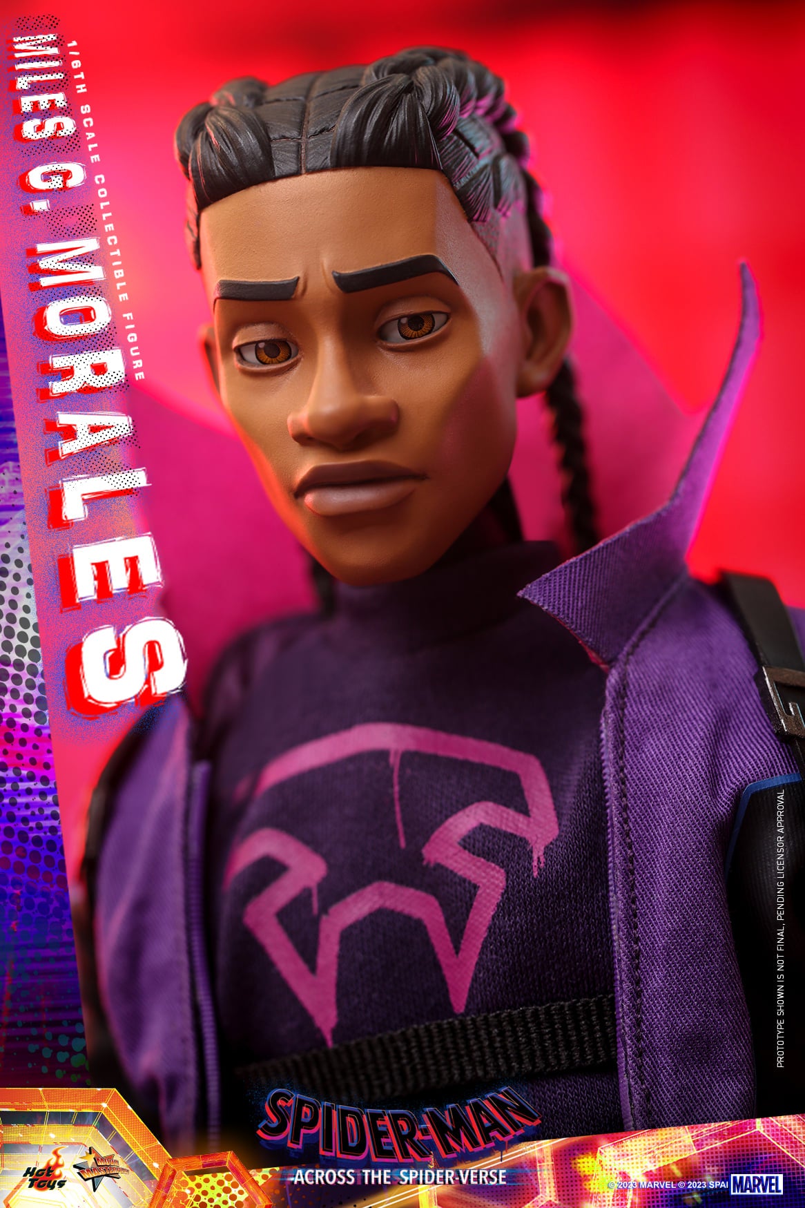 Hot Toys Spider-man: Across The Spider-verse - 1:6 Scale Miles G. Morales Collectible Figure MMS725 ( Standard Edition)