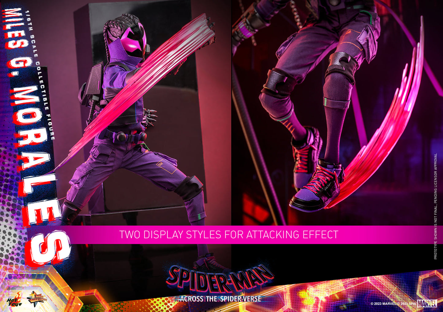 Hot Toys Spider-man: Across The Spider-verse - 1:6 Scale Miles G. Morales Collectible Figure MMS725 ( Standard Edition)