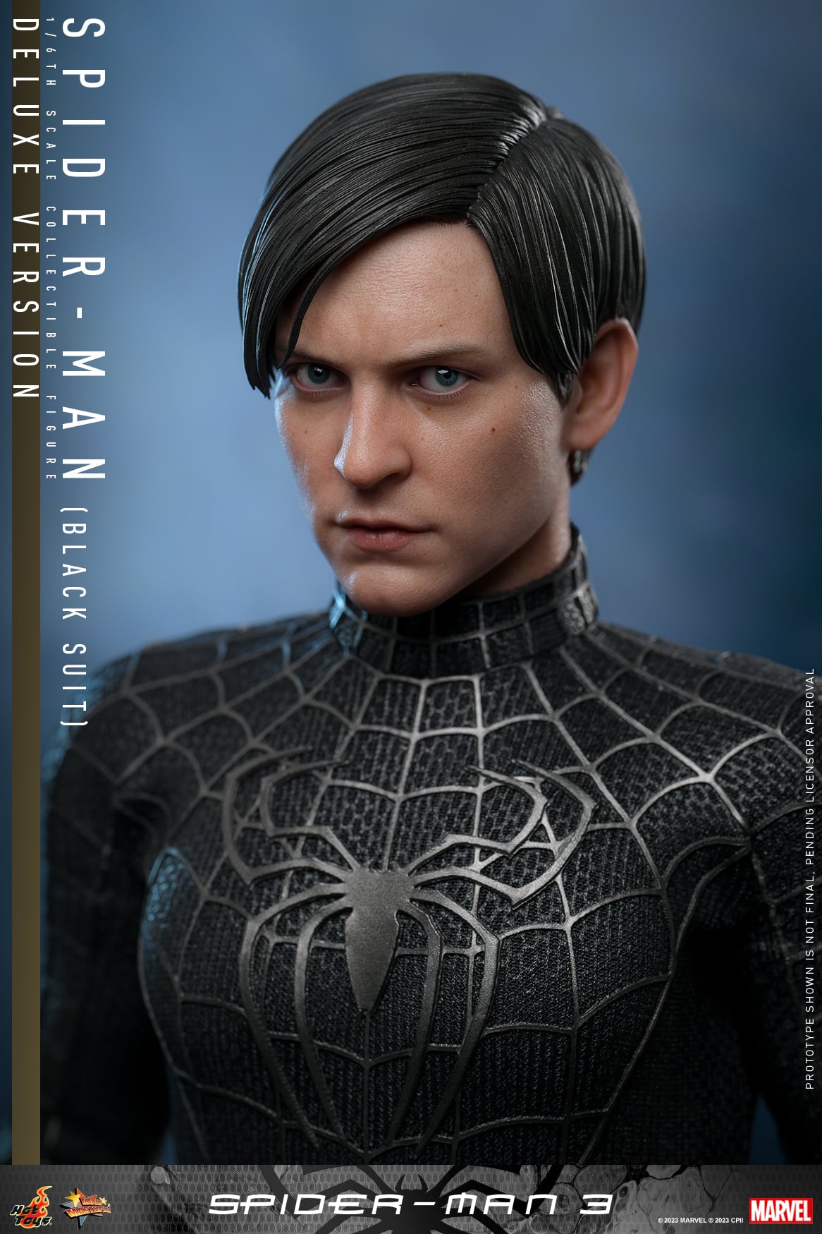 Hot Toys Spider-man 3 - 1:6 Scale Spider-Man (Black Suit) Collectible Figure (Deluxe Version) (Standard  Edition) - MMS728