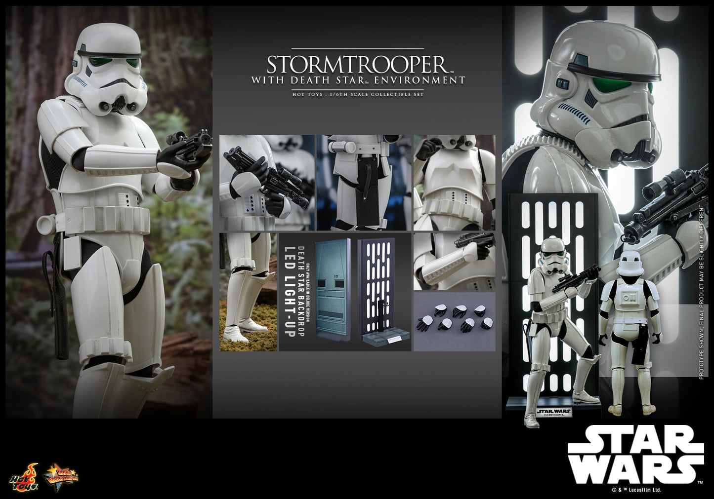 Hot Toys Star Wars™ Stormtrooper™ With Death Star™ 1/6th Scale Collectible Figure MMS736