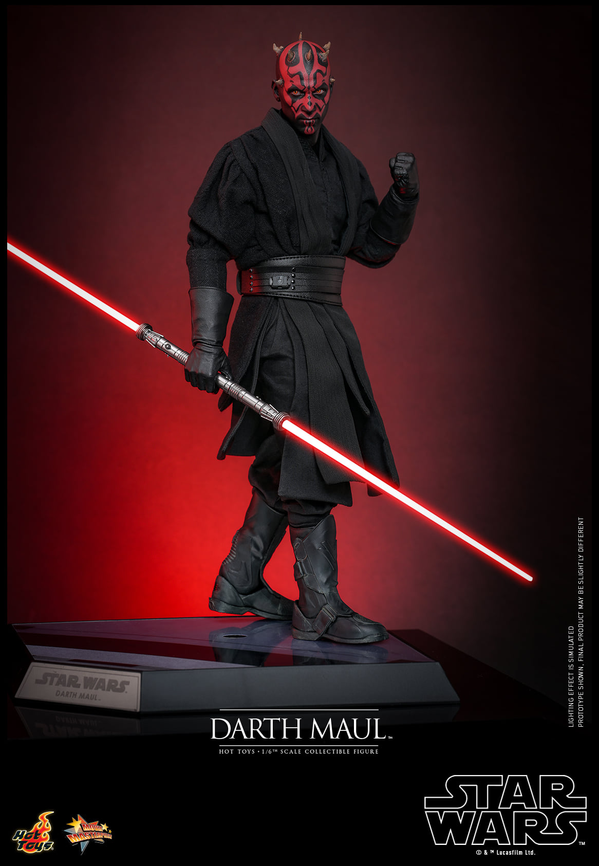 Hot Toys【Star Wars™ Episode I: The Phantom Menace - 1:6 Scale Darth Maul Collectible Figure】 (Exclusive Edition)(Global Exclusive Commemorative Coin) (The color of the coins is random, possibly gold or red) MMS748B