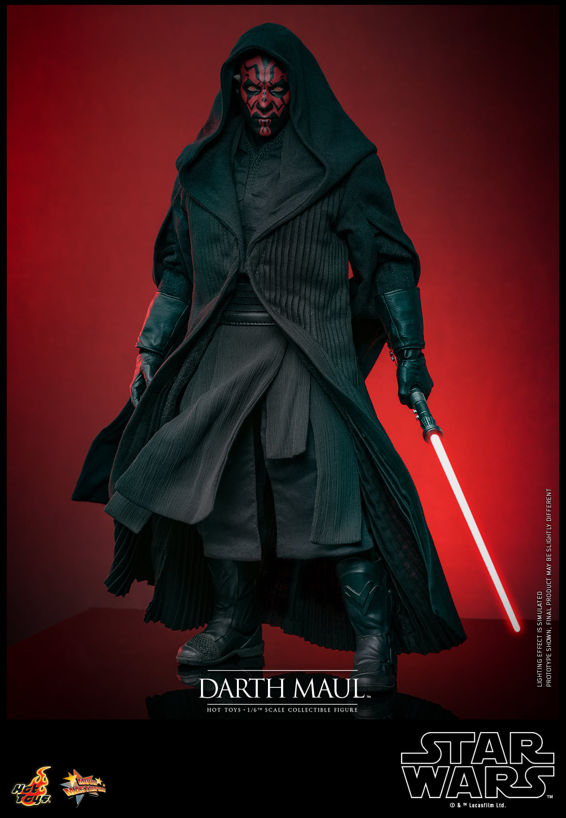 Hot Toys【Star Wars™ Episode I: The Phantom Menace - 1:6 Scale Darth Maul Collectible Figure】 (Exclusive Edition)(Global Exclusive Commemorative Coin) (The color of the coins is random, possibly gold or red) MMS748B