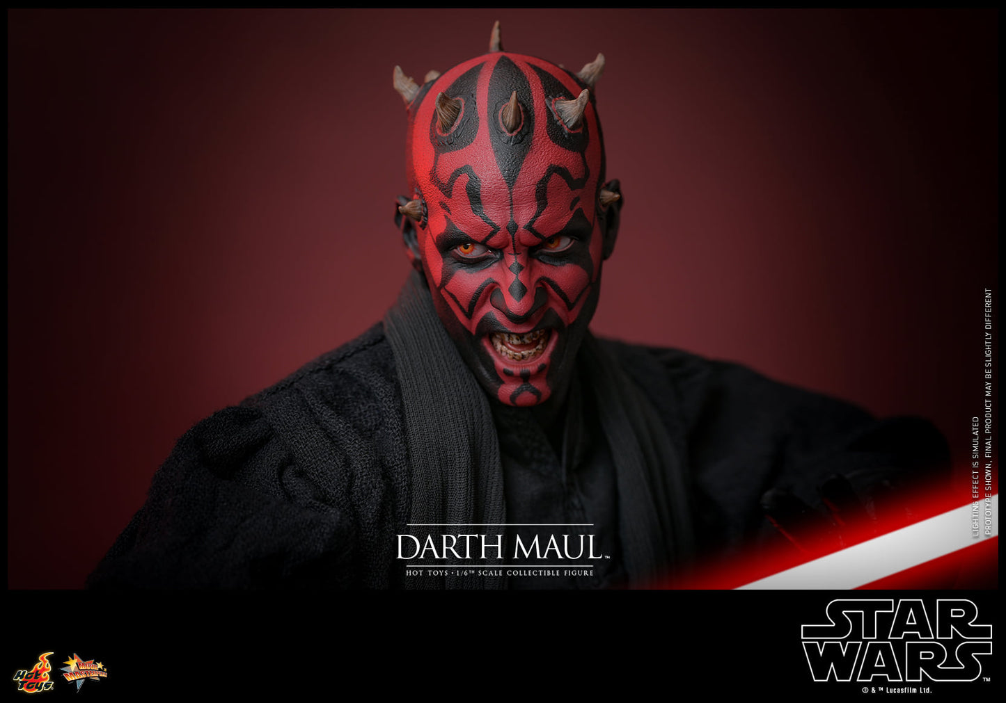 Hot Toys【Star Wars™ Episode I: The Phantom Menace - 1:6 Scale Darth Maul Collectible Figure】 (Exclusive Edition)(Global Exclusive Commemorative Coin) (The color of the coins is random, possibly gold or red) MMS748B