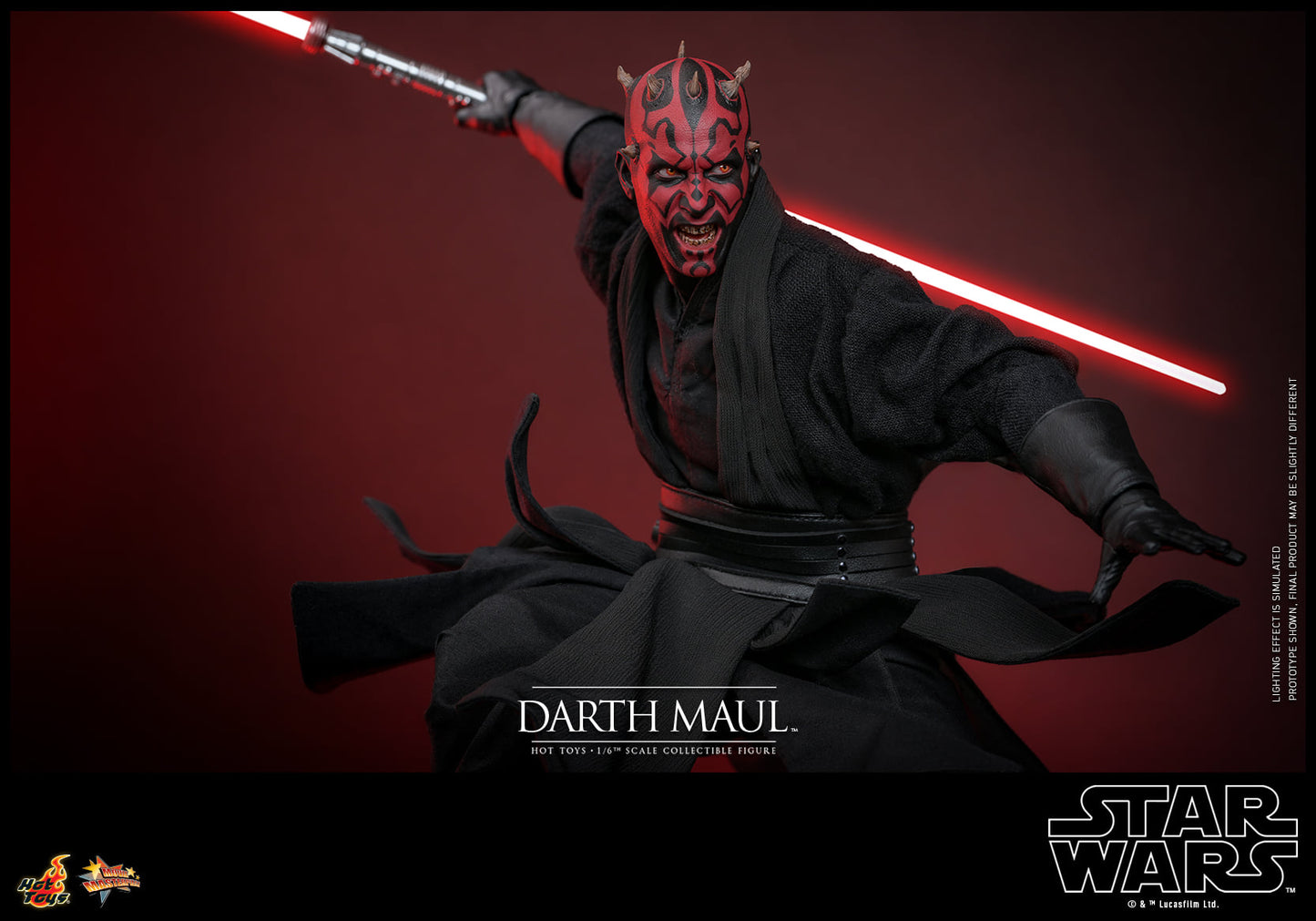 Hot Toys【Star Wars™ Episode I: The Phantom Menace - 1:6 Scale Darth Maul Collectible Figure】 (Exclusive Edition)(Global Exclusive Commemorative Coin) (The color of the coins is random, possibly gold or red) MMS748B