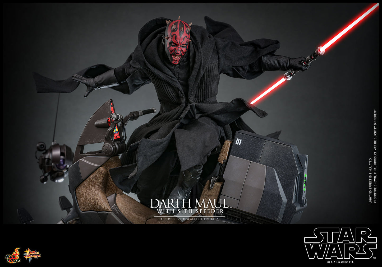 Hot Toys【Star Wars™ Episode I: The Phantom Menace - 1:6 Scale Darth Maul Collectible Figure】 (Exclusive Edition)(Global Exclusive Commemorative Coin) (The color of the coins is random, possibly gold or red) MMS749B