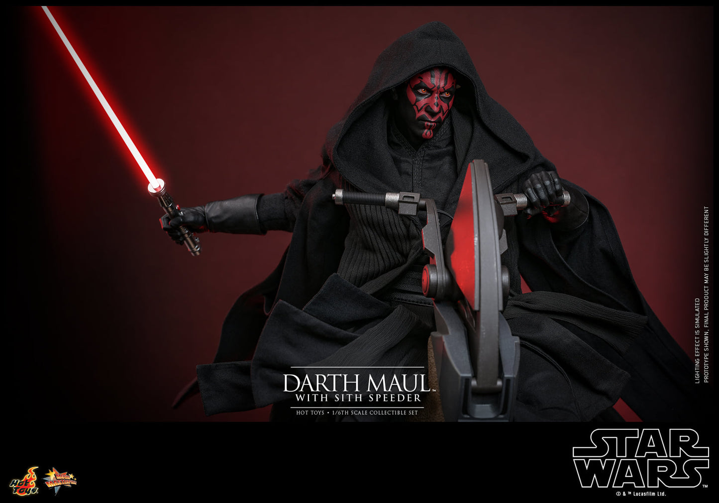 Hot Toys【Star Wars™ Episode I: The Phantom Menace - 1:6 Scale Darth Maul Collectible Figure】 (Exclusive Edition)(Global Exclusive Commemorative Coin) (The color of the coins is random, possibly gold or red) MMS749B