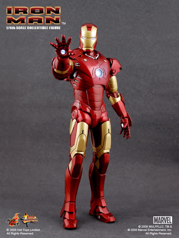 Hot Toys Iron Man: Mark III 1:6 Collectible Figure MMS75