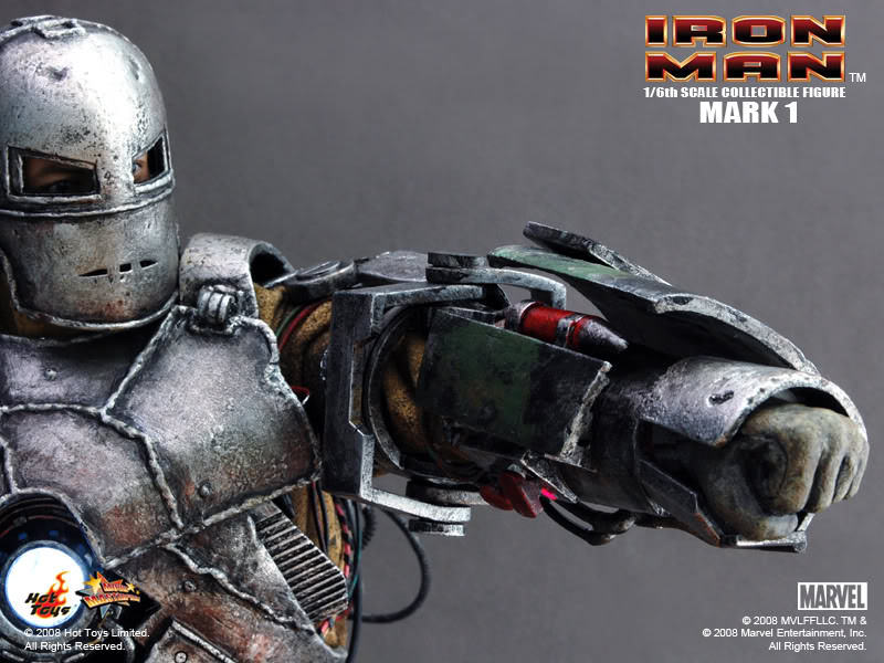 Hot Toys Iron Man – Mark I 1:6 Collectible Figure MMS80