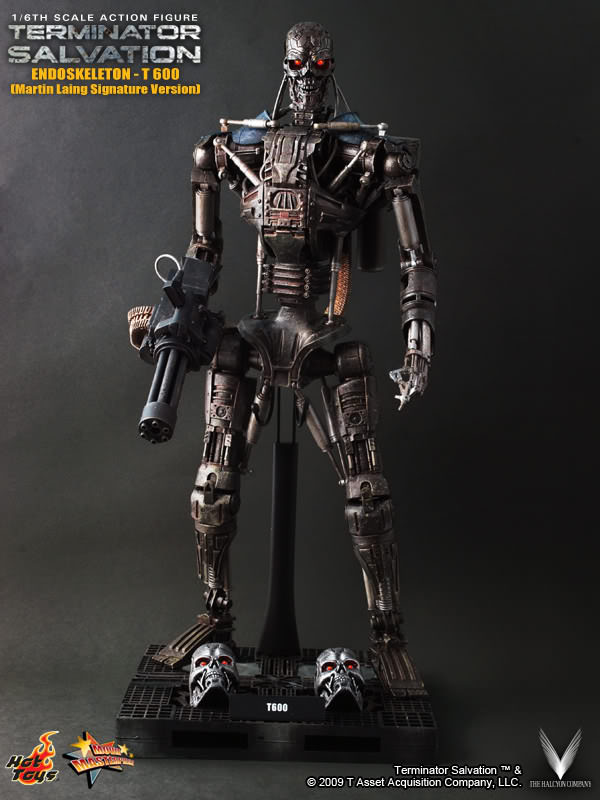 Hot Toys Terminator Salvation - Endoskeleton T-600 Martin Laing Signature Ver MMS97