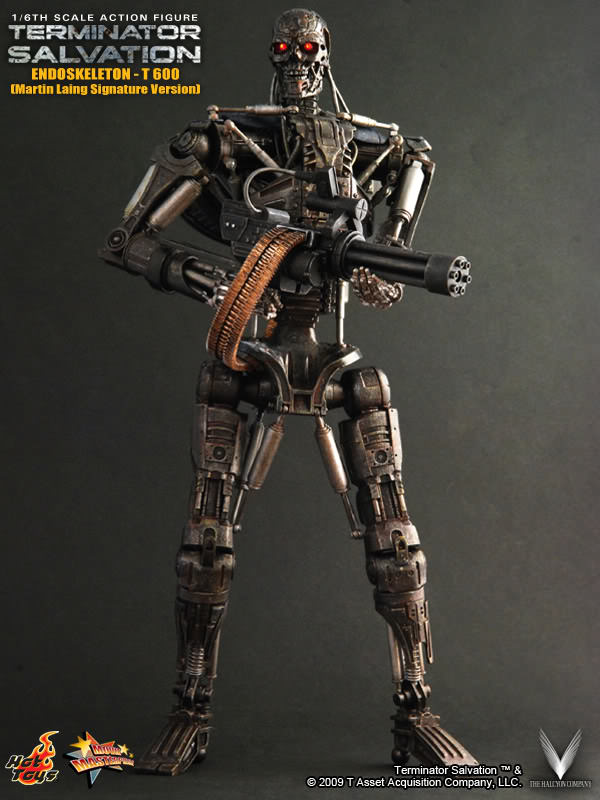 Hot Toys Terminator Salvation - Endoskeleton T-600 Martin Laing Signature Ver MMS97