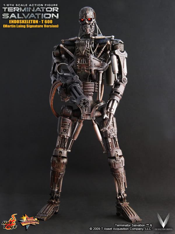 Hot Toys Terminator Salvation - Endoskeleton T-600 Martin Laing Signature Ver MMS97