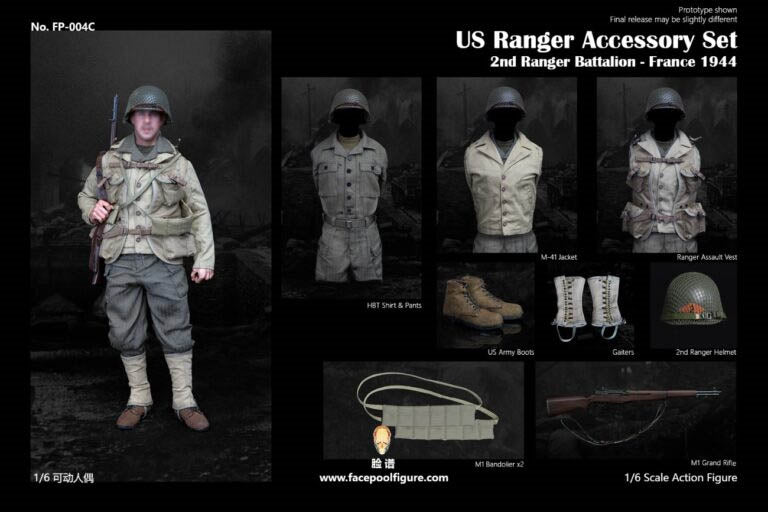 Facepoolfigure 1:6 Scale US Ranger Accessory Set