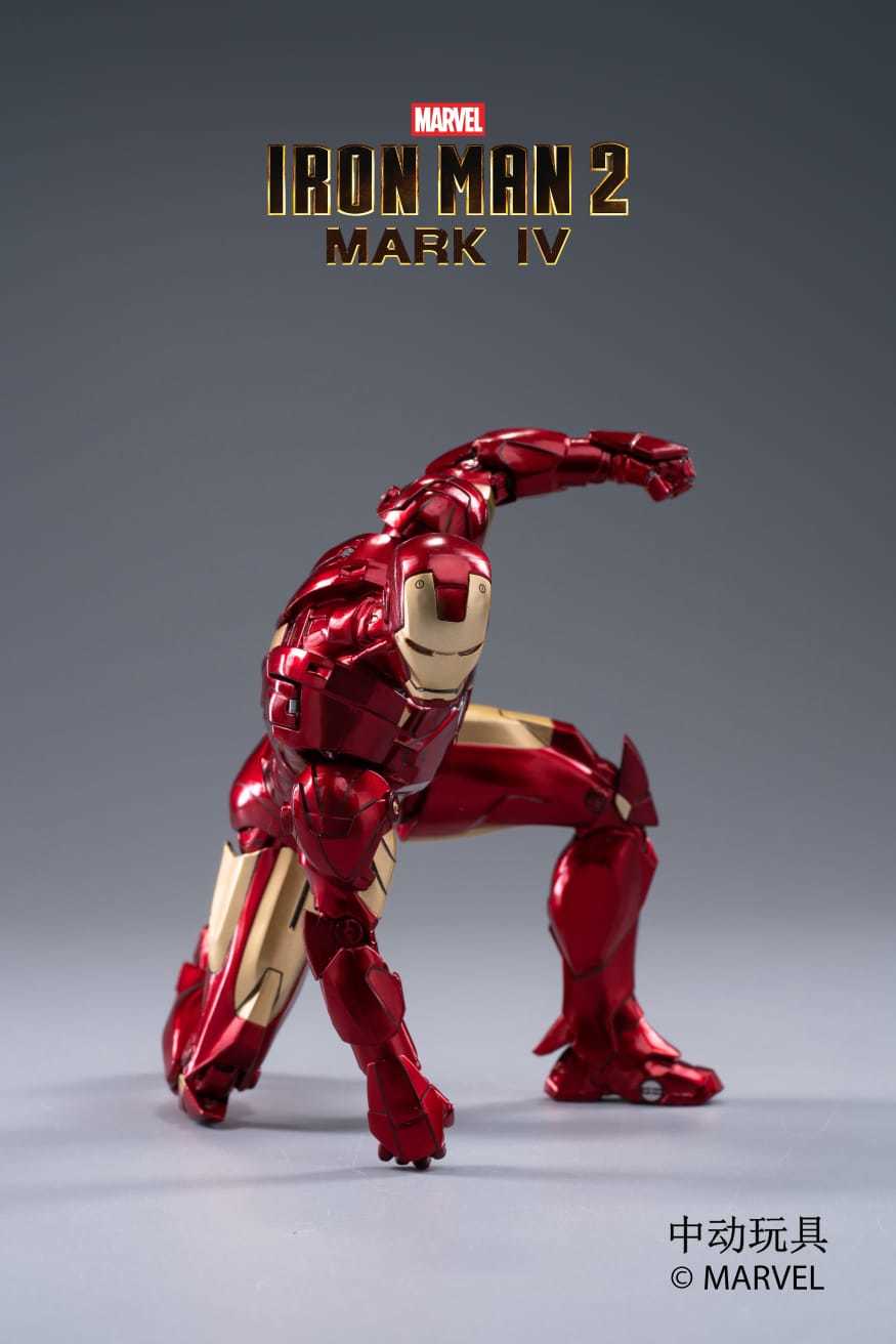 ZD Toys Iron Man II Mark IV 1:10 Scale Collectible Figure ( No Light Up Function )