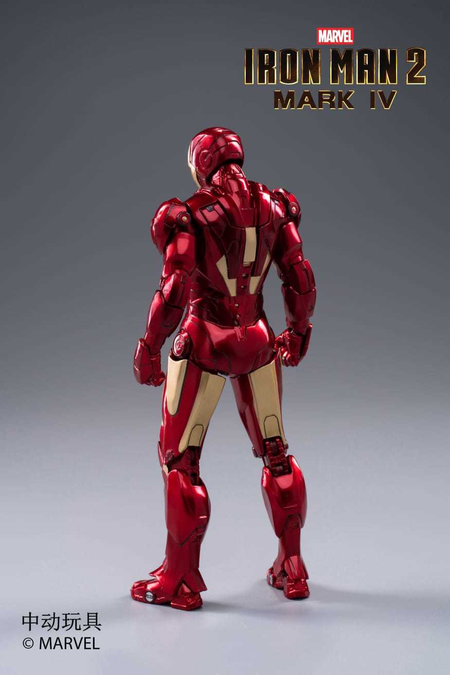 ZD Toys Iron Man II Mark IV 1:10 Scale Collectible Figure ( No Light Up Function )