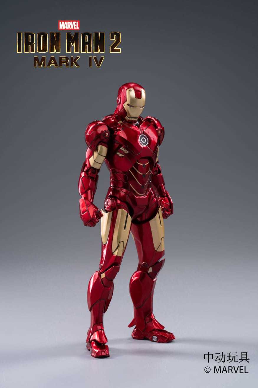 ZD Toys Iron Man II Mark IV 1:10 Scale Collectible Figure ( No Light Up Function )