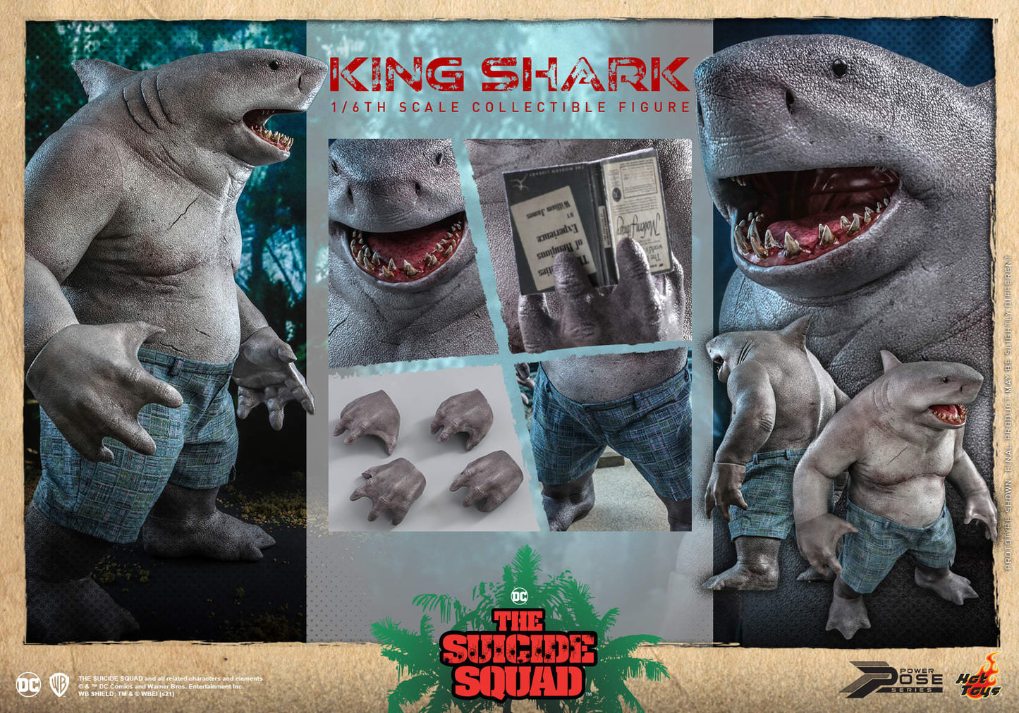 Hot Toys The Suicide Squad 1:6 Scale King Shark Collectible Figure PPS006