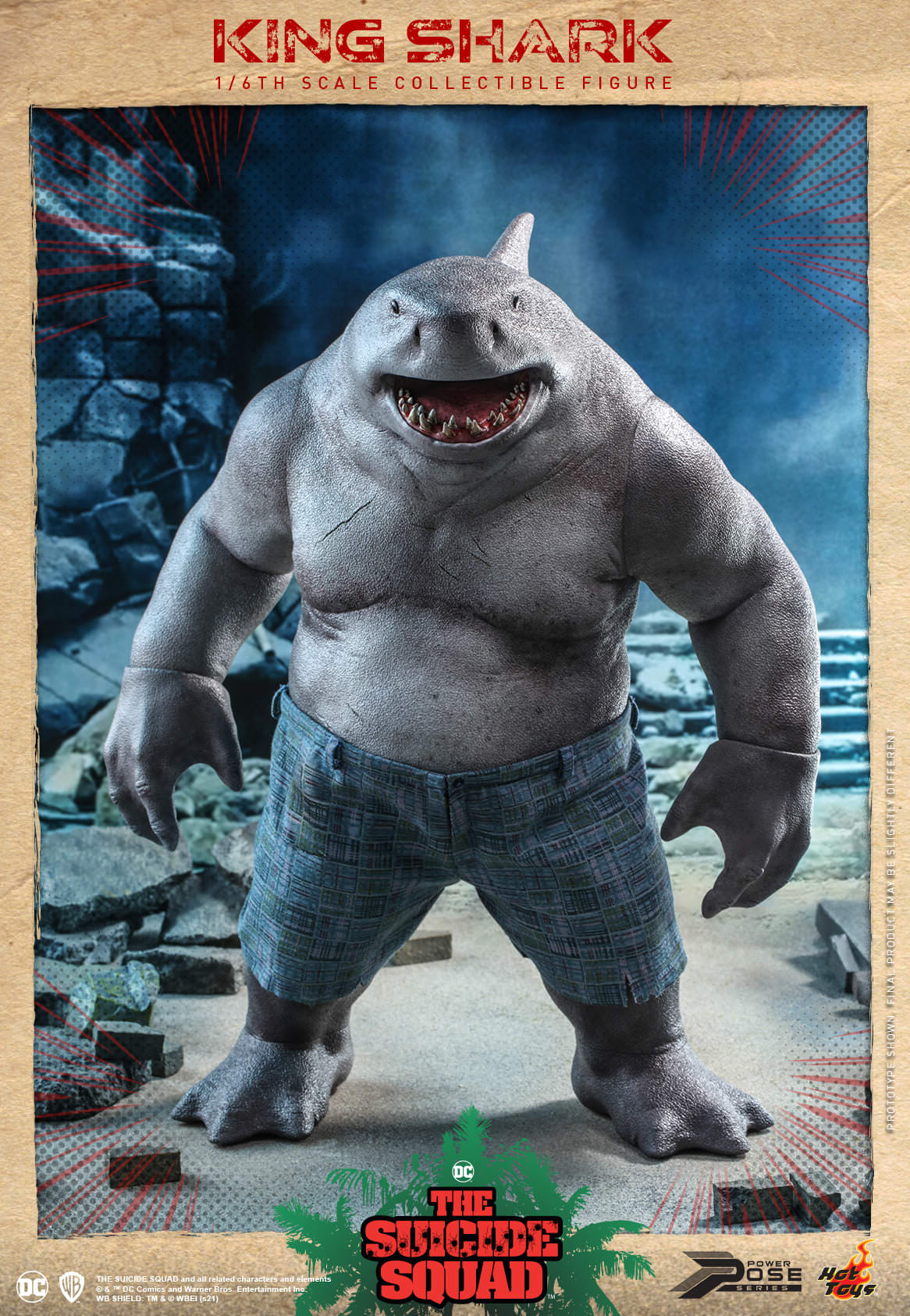 Hot Toys The Suicide Squad 1:6 Scale King Shark Collectible Figure PPS006