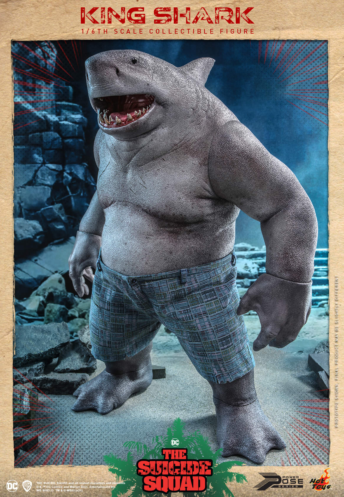 Hot Toys The Suicide Squad 1:6 Scale King Shark Collectible Figure PPS006