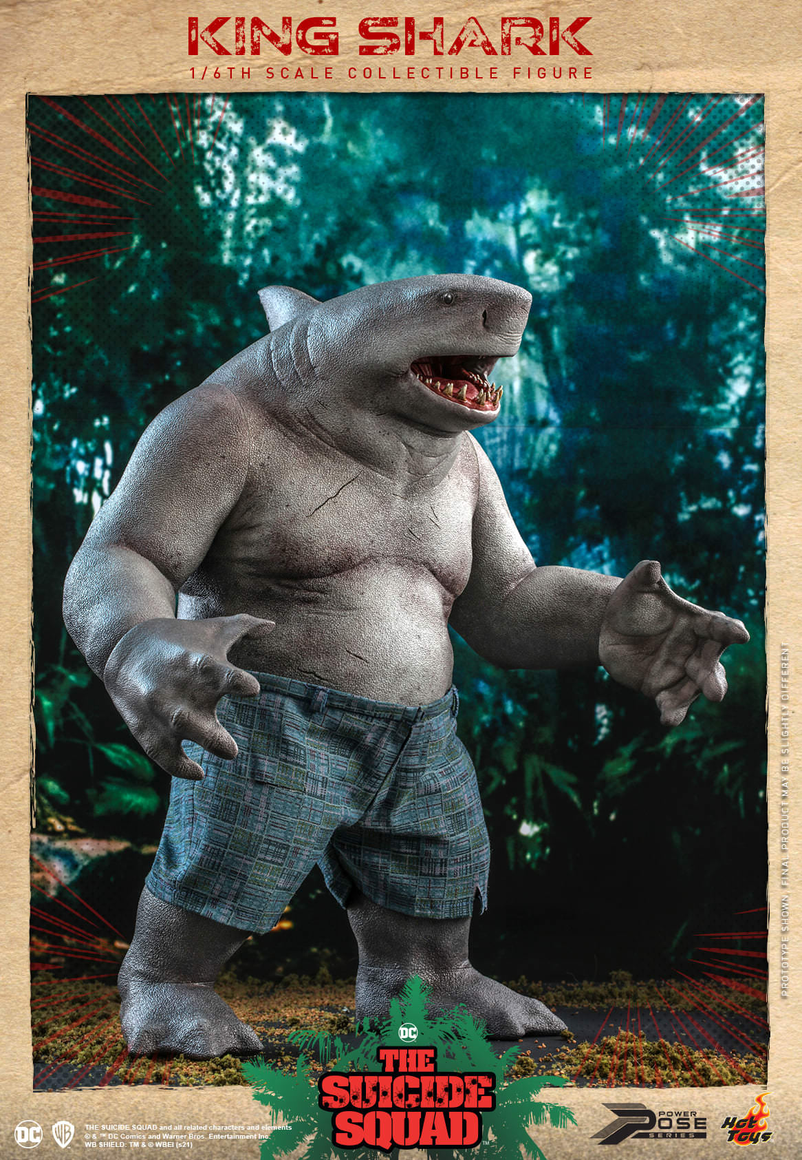 Hot Toys The Suicide Squad 1:6 Scale King Shark Collectible Figure PPS006