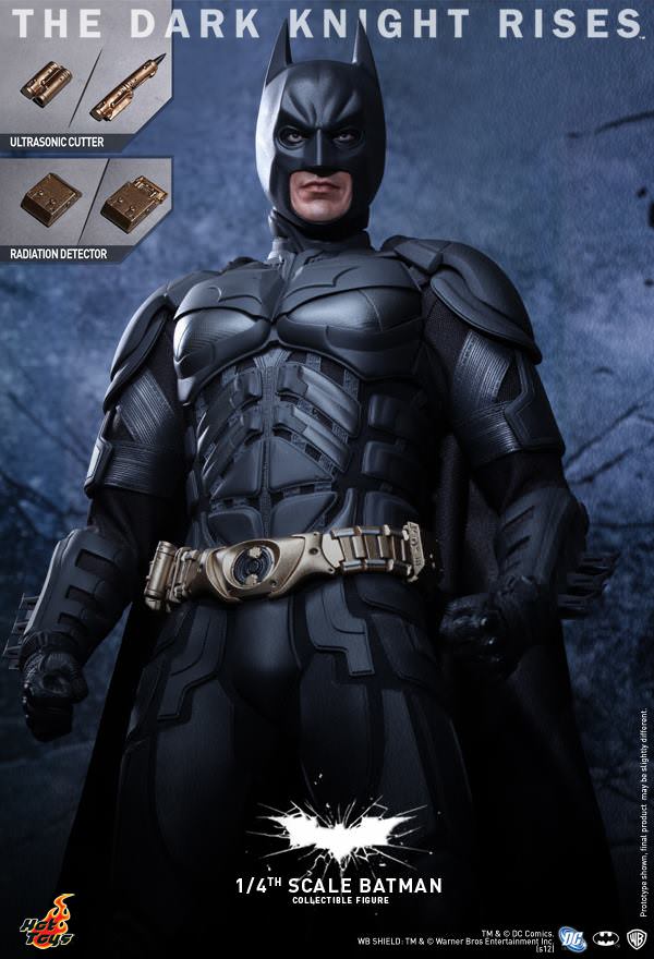 Hot Toys The Dark Knight Rises - Batman 1/4th scale QS001 ( Regular Edition)