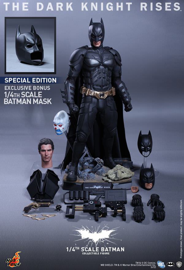 Hot Toys The Dark Knight Rises - Batman 1/4th scale QS001 ( Exclusive Edition)