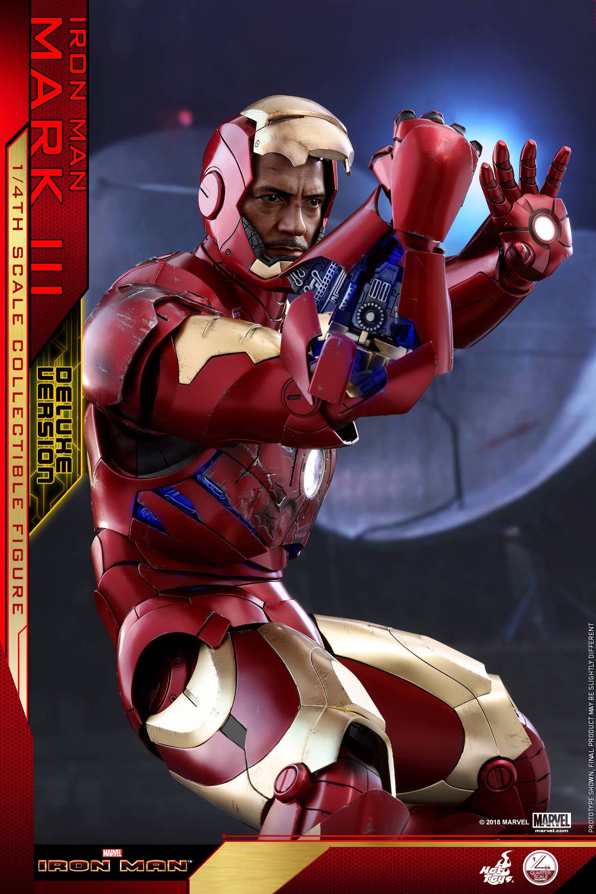 Hot Toys Iron Man - Mark III 1/4th scale QS012 (Deluxe Version)