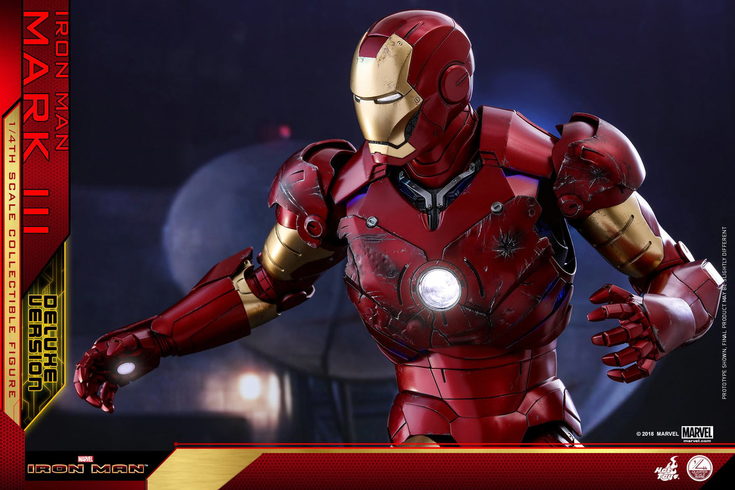 Hot Toys Iron Man - Mark III 1/4th scale QS012 (Deluxe Version)