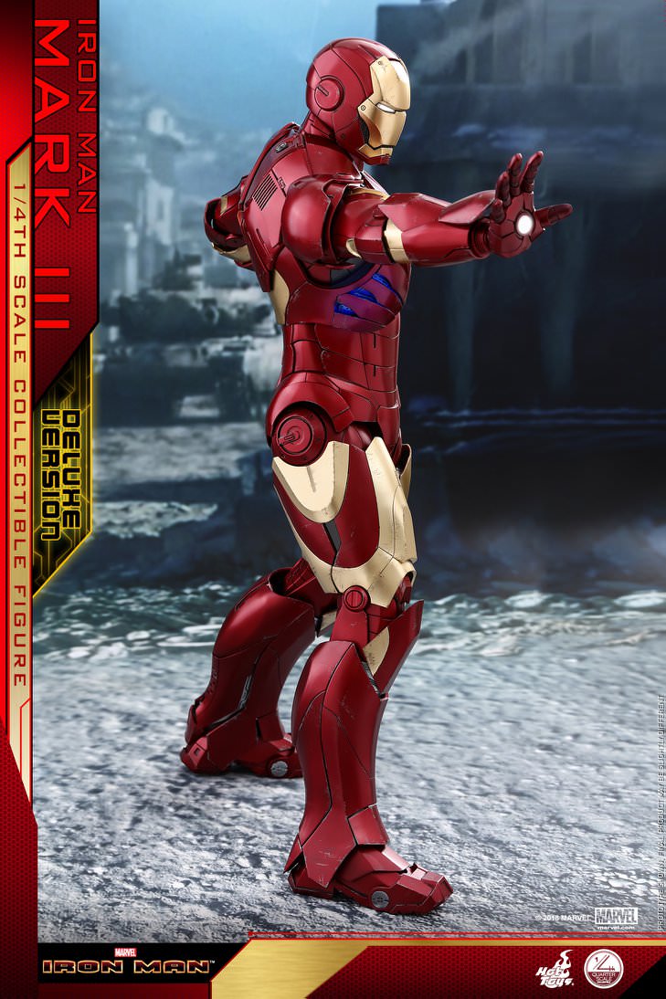 Hot Toys Iron Man - Mark III 1/4th scale QS012 (Deluxe Version)