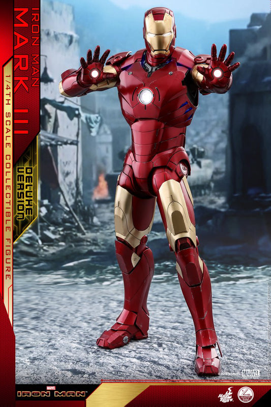 Hot Toys Iron Man - Mark III 1/4th scale QS012 (Deluxe Version)