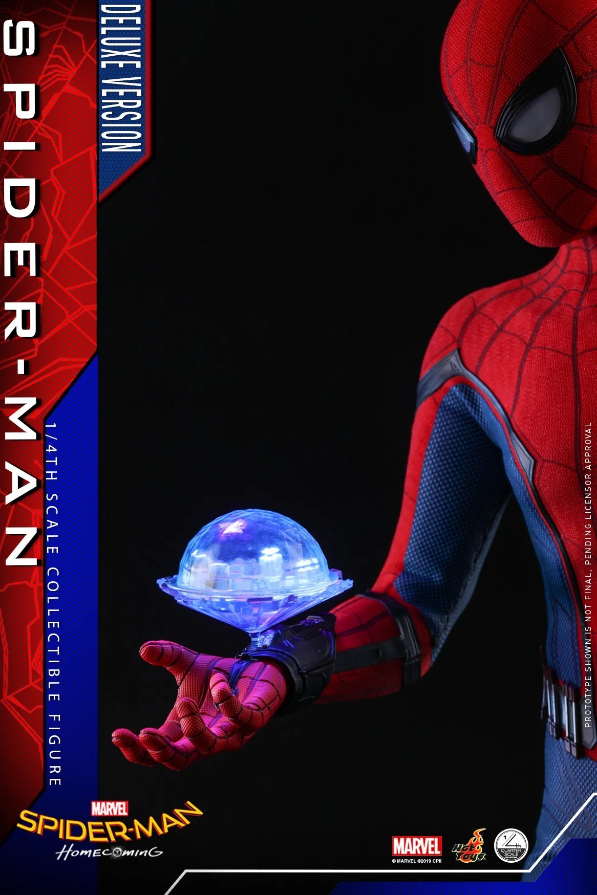 Hot Toys Spider-Man: Homecoming - Spider-Man 1/4th scale QS015B (Deluxe Version)(Special Edition)( Bonus Accessory :One (1) hologram panel)