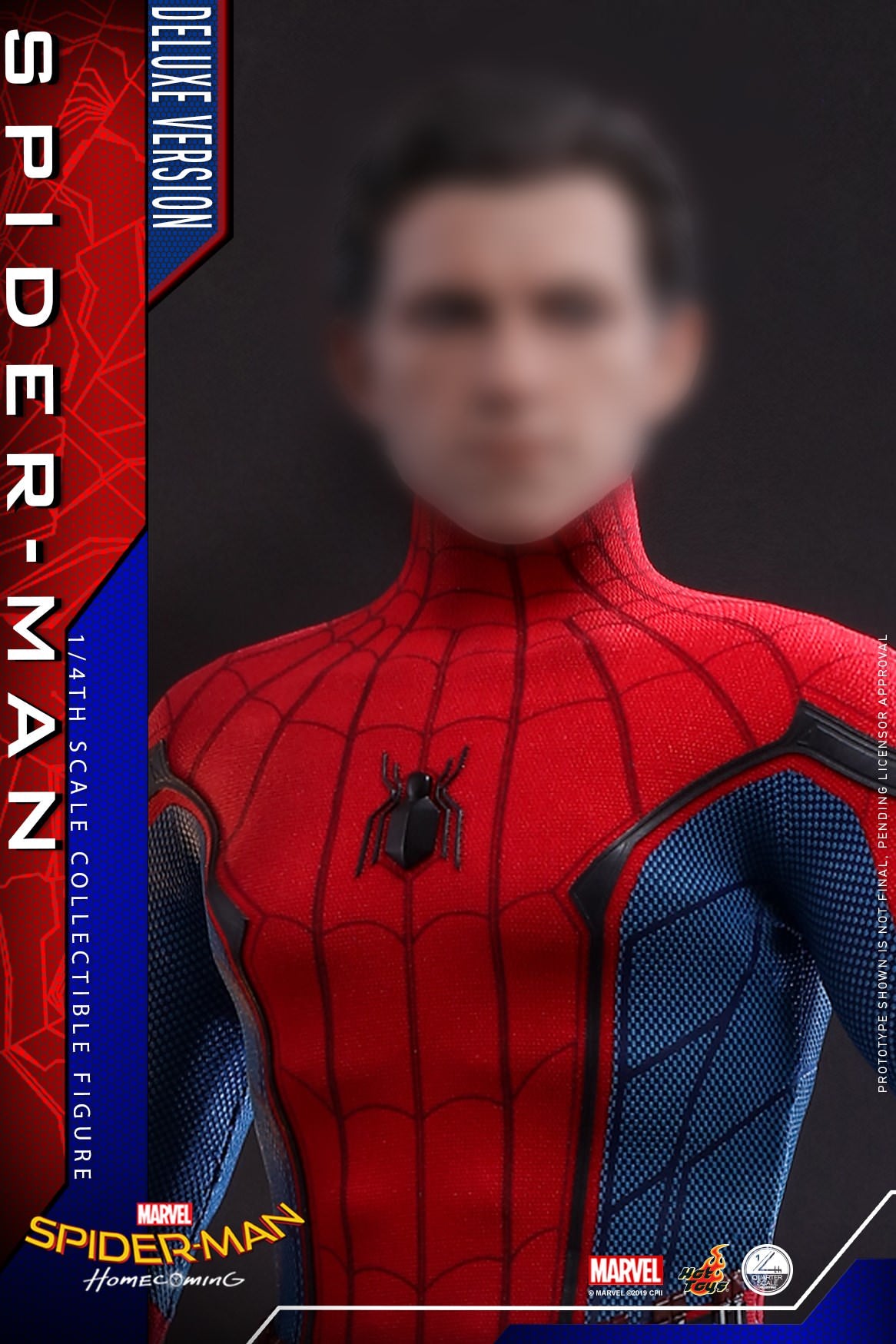 Hot Toys Spider-Man: Homecoming - Spider-Man 1/4th scale QS015 (Deluxe Version)(Regular Edition)(Without Bonus Accessory :One (1) hologram panel)