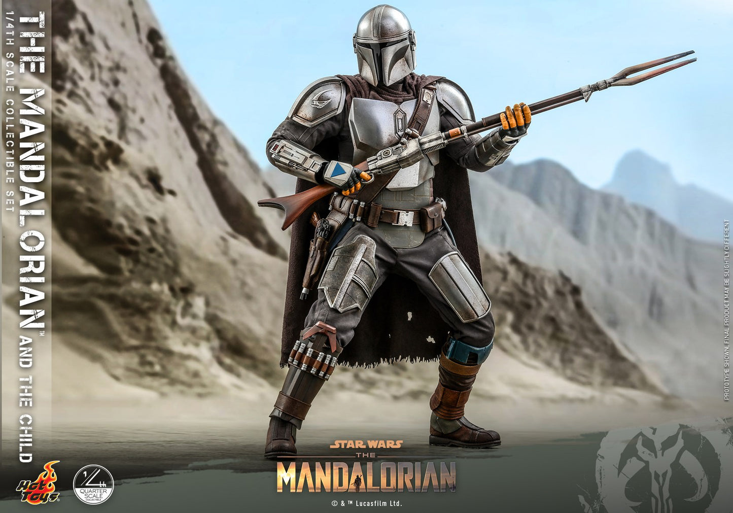 Hot Toys Star Wars™ The Mandalorian™ - 1/4th scale The Mandalorian &amp; The Child Collectible Set (Standard Version) QS016