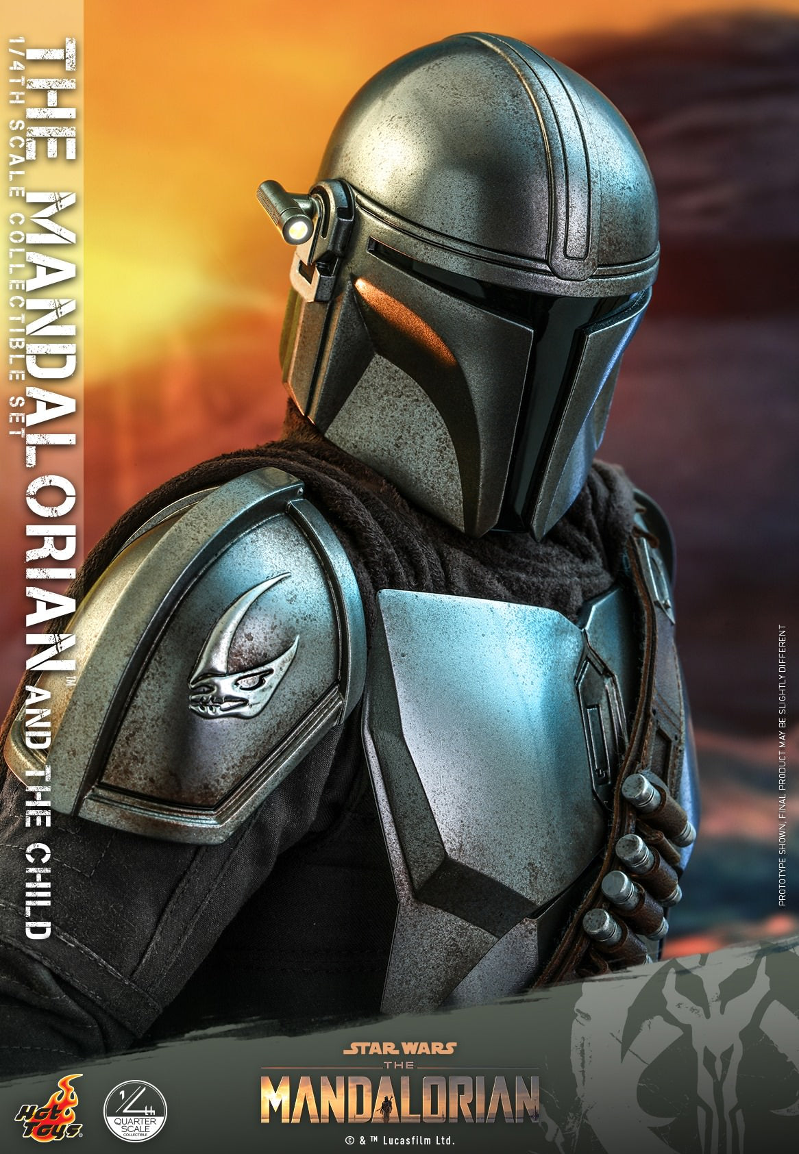 Hot Toys Star Wars™ The Mandalorian™ - 1/4th scale The Mandalorian &amp; The Child Collectible Set (Standard Version) QS016