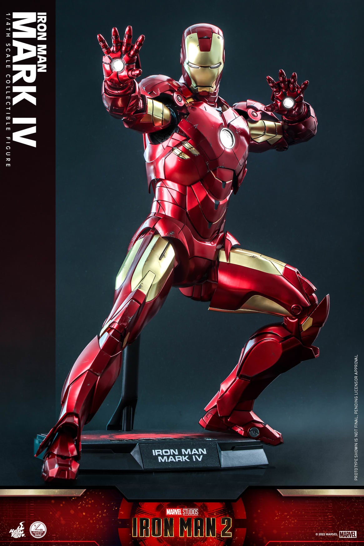 Hot Toys ''Iron Man 2'' - Iron Man Mark IV 1:4 Scale Collectible Figure QS020