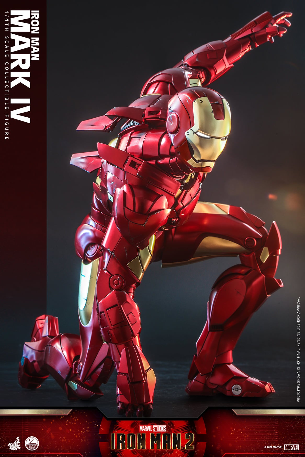 Hot Toys ''Iron Man 2'' - Iron Man Mark IV 1:4 Scale Collectible Figure QS020