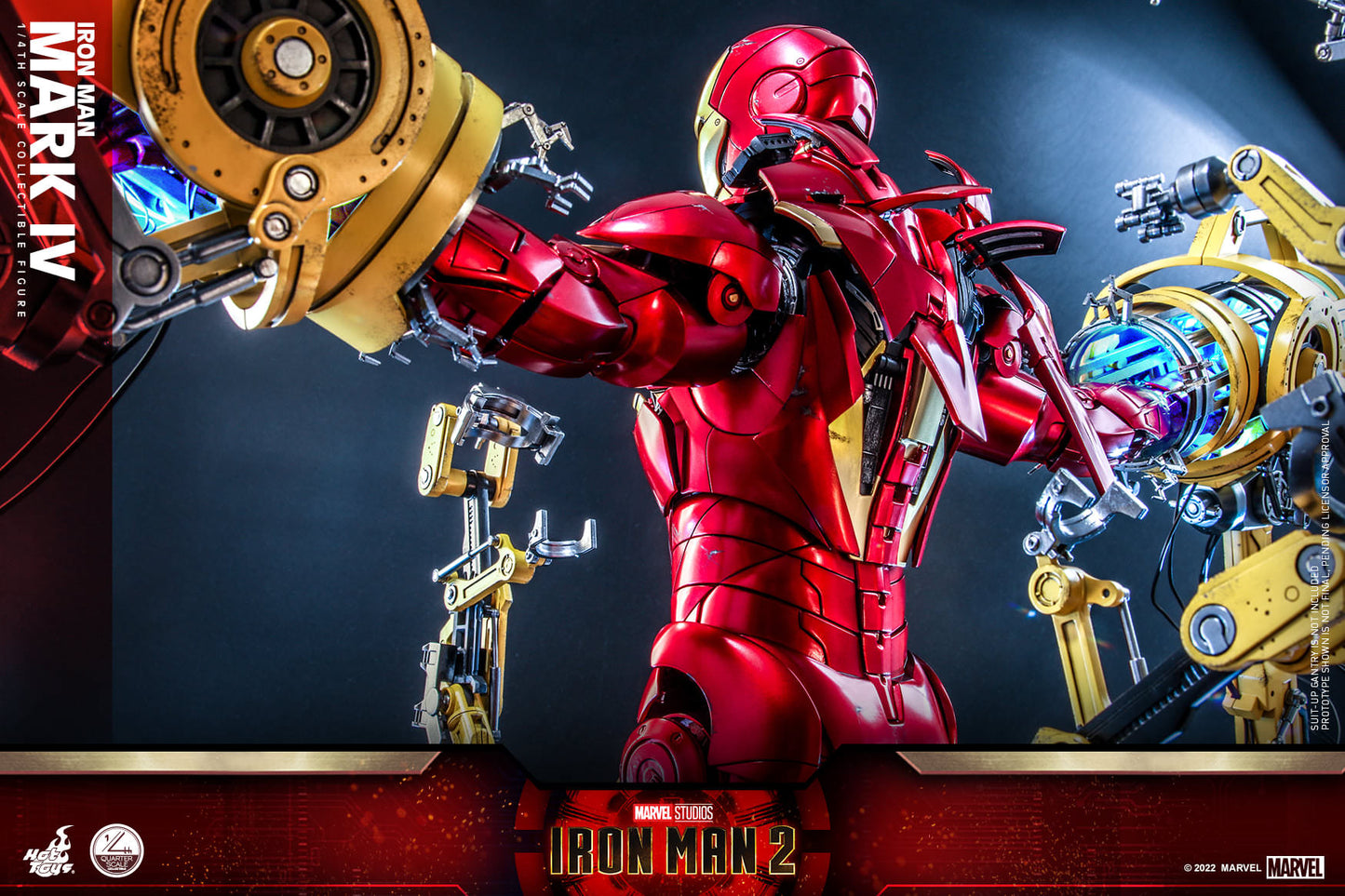 Hot Toys ''Iron Man 2'' - Iron Man Mark IV 1:4 Scale Collectible Figure QS020