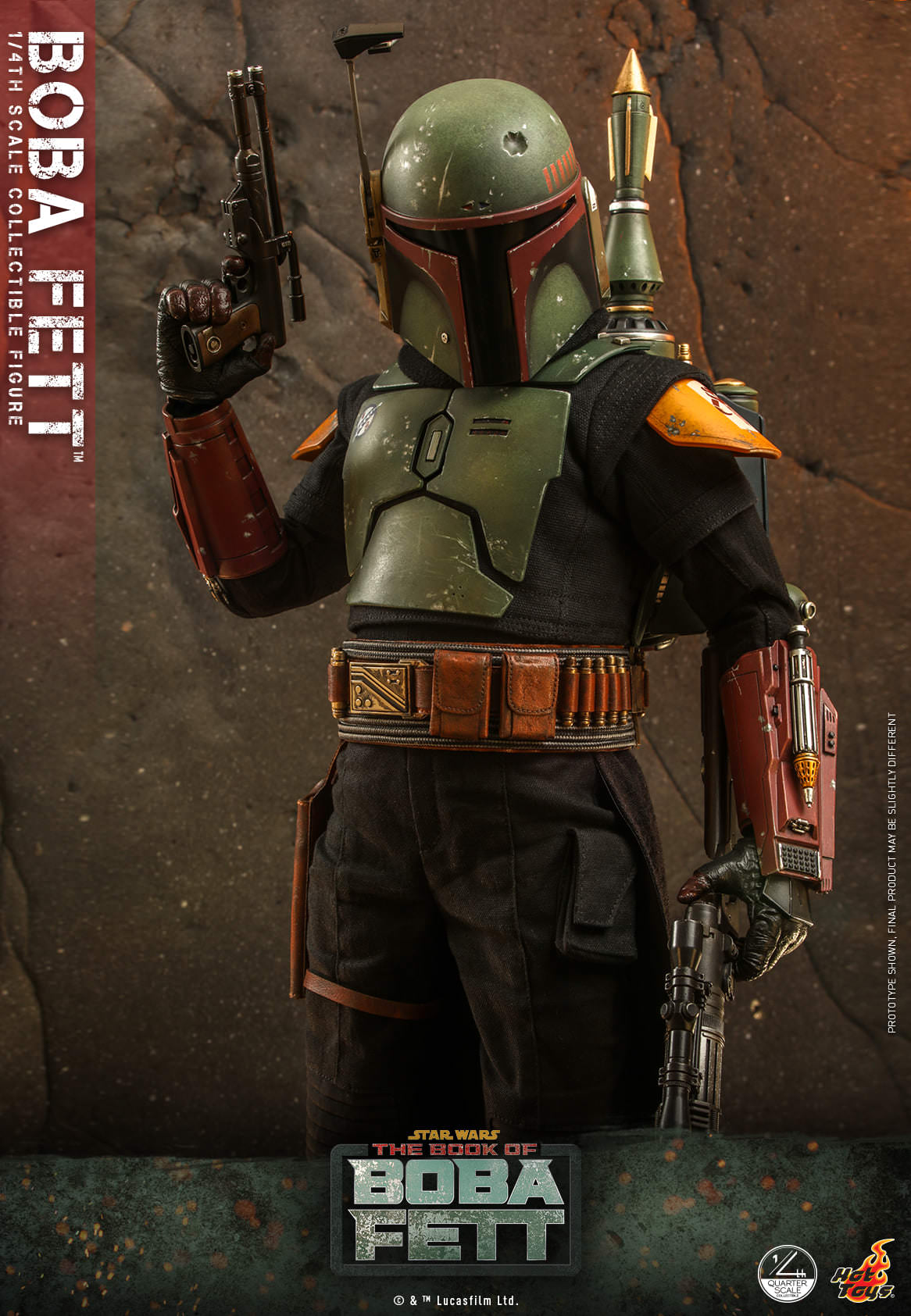 Hot Toys Star Wars: The Book Of Boba Fett - Boba Fett™ 1:4 Scale Collectible Figure (Normal Version) QS022