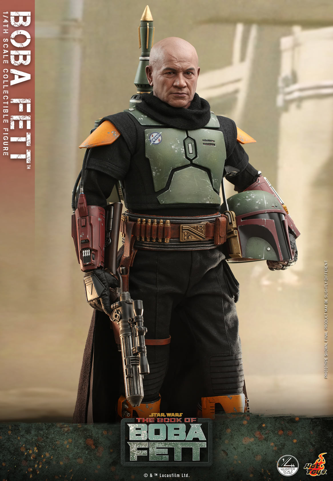 Hot Toys Star Wars: The Book Of Boba Fett - Boba Fett™ 1:4 Scale Collectible Figure (Normal Version) QS022