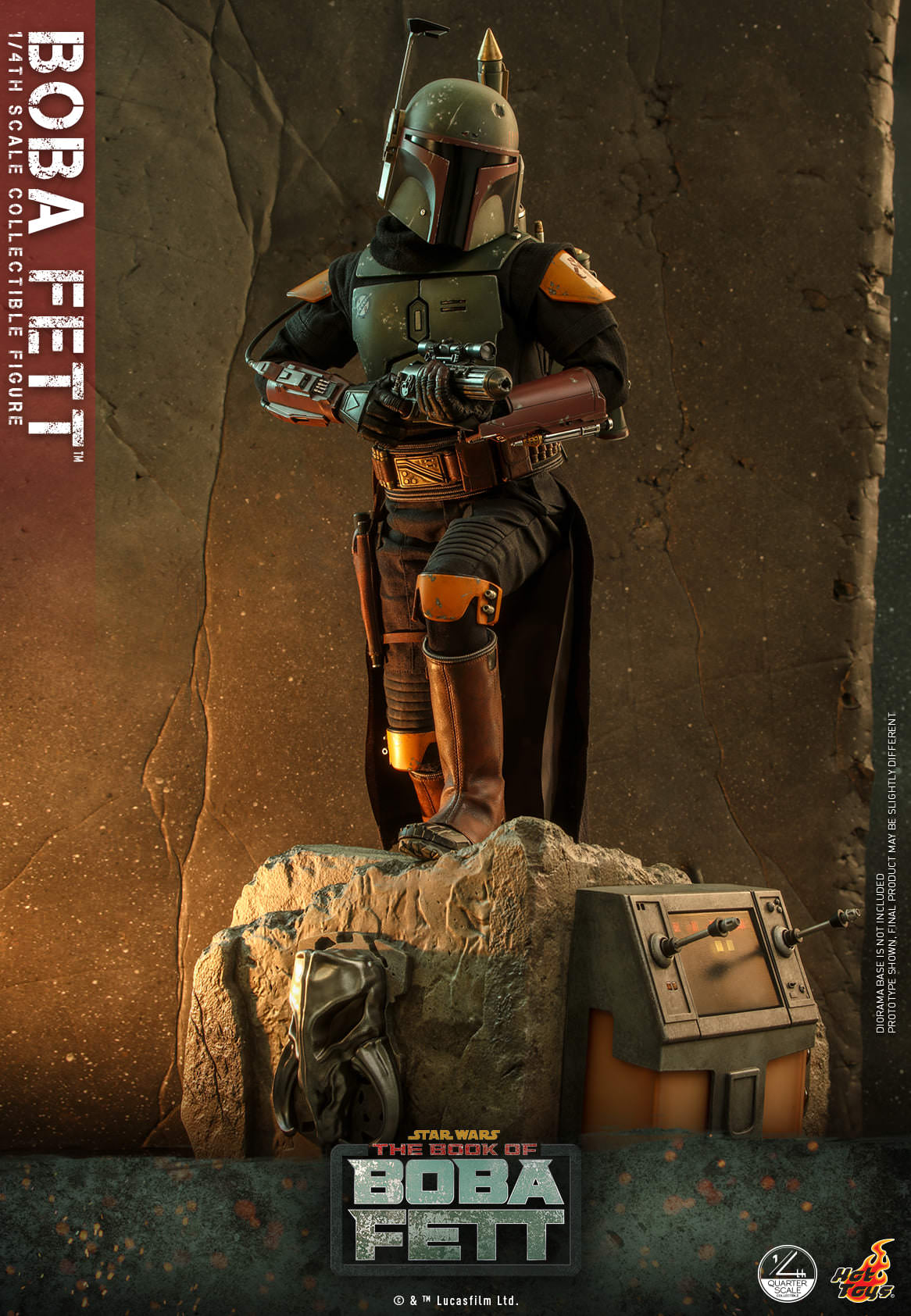 Hot Toys Star Wars: The Book Of Boba Fett - Boba Fett™ 1:4 Scale Collectible Figure (Normal Version) QS022