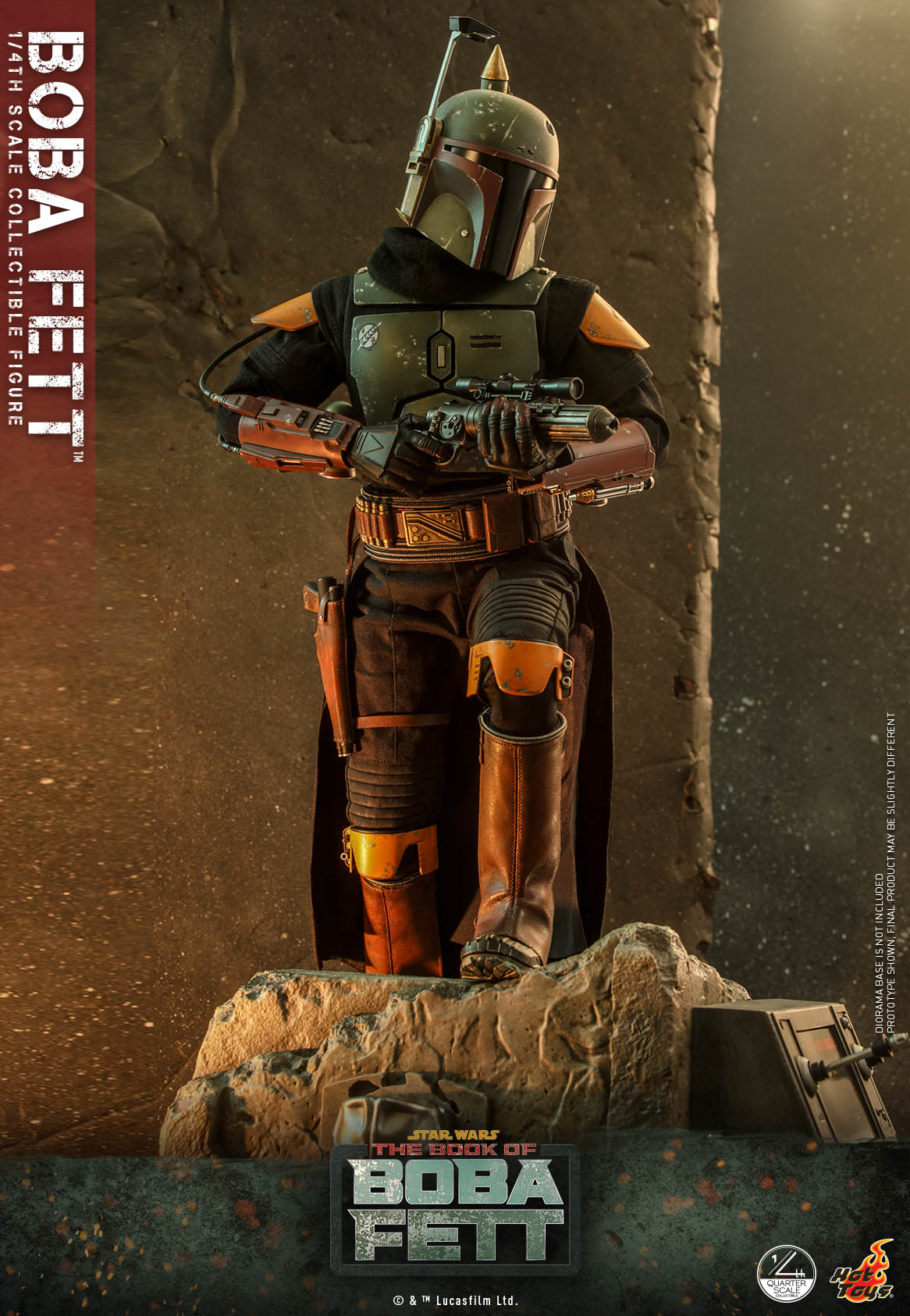 Hot Toys Star Wars: The Book Of Boba Fett - Boba Fett™ 1:4 Scale Collectible Figure (Normal Version) QS022