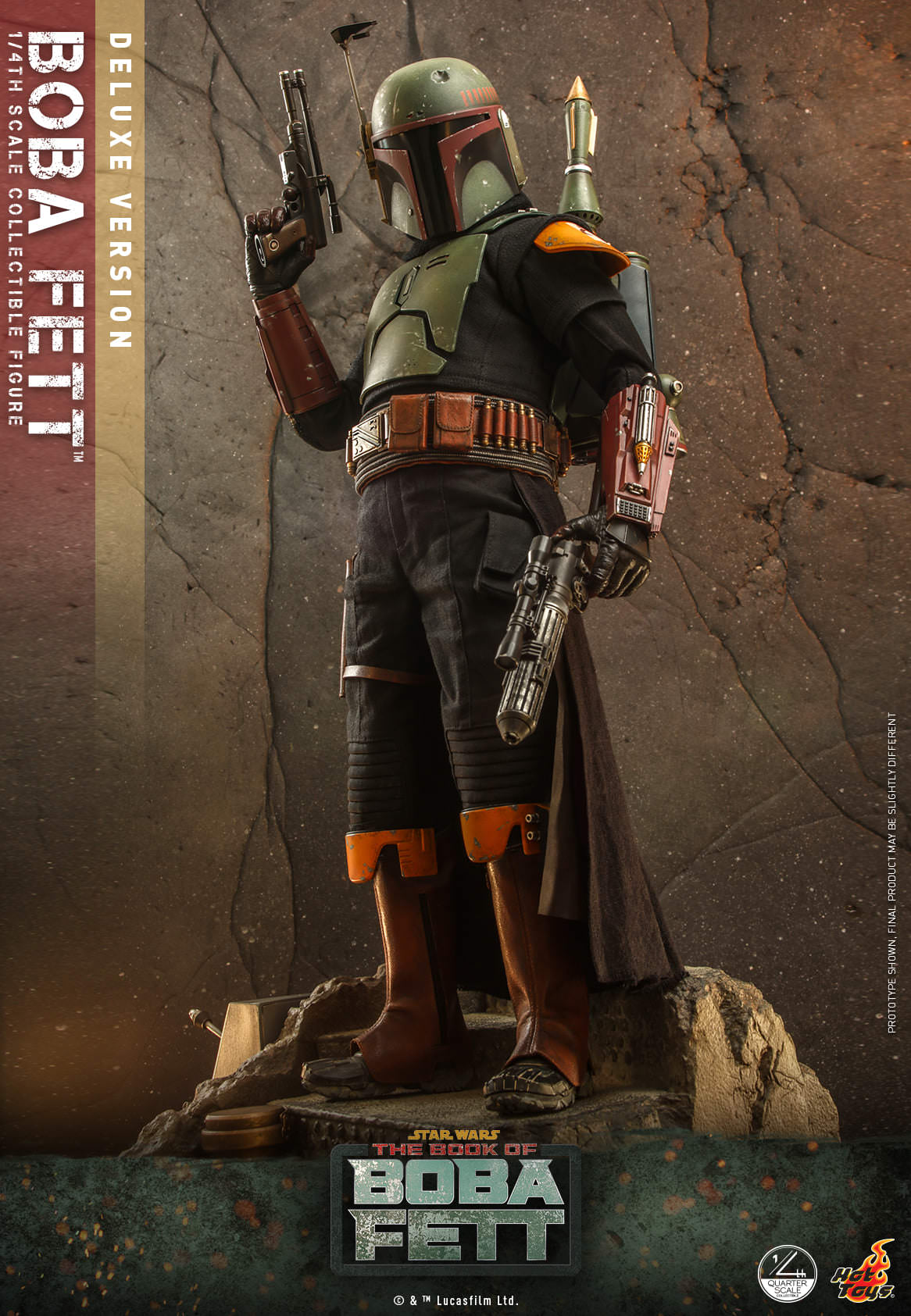 Hot Toys Star Wars : The Book Of Boba Fett - Boba Fett™ 1:4 Scale Collectible Figure (Deluxe Version) QS023