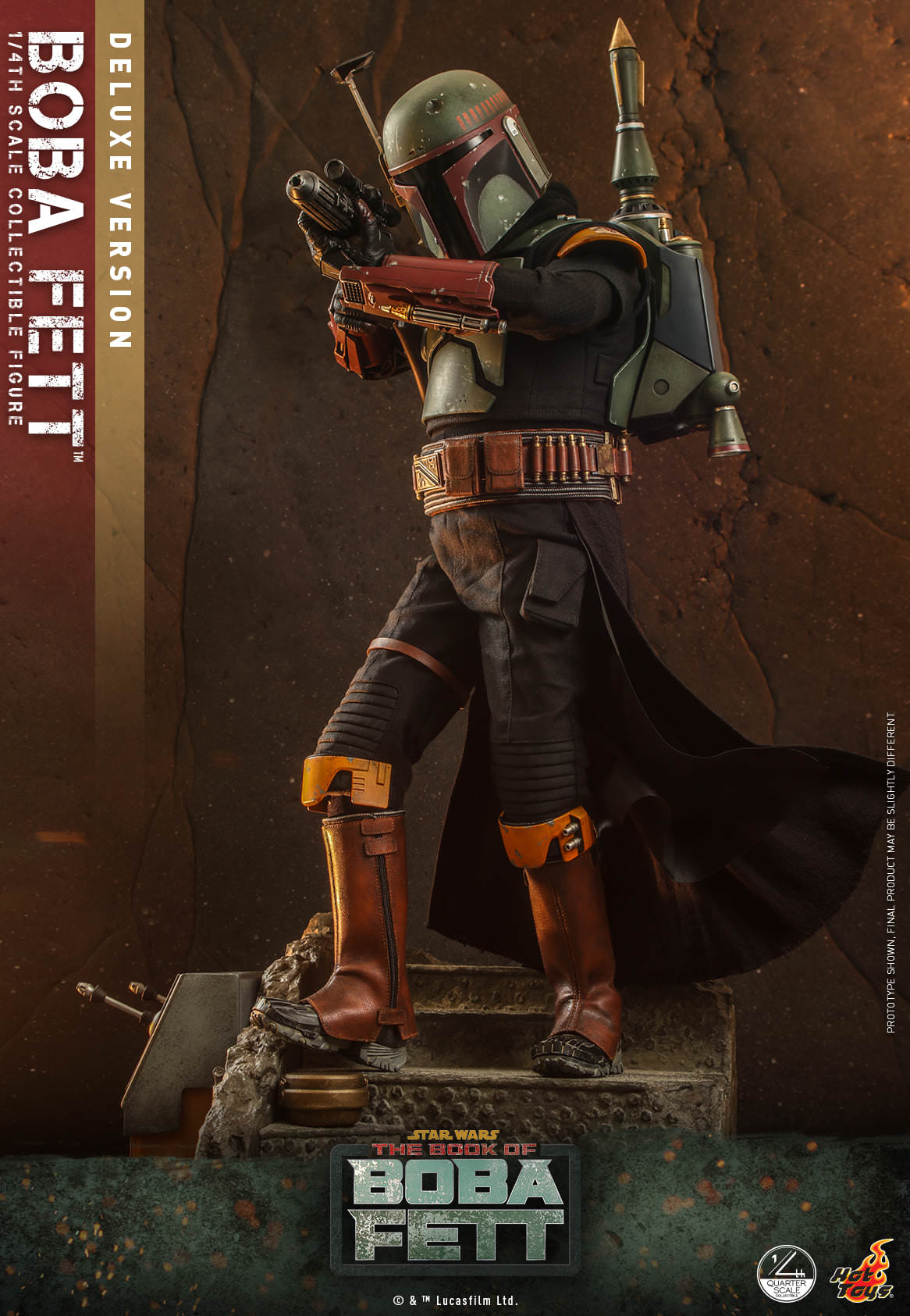 Hot Toys Star Wars : The Book Of Boba Fett - Boba Fett™ 1:4 Scale Collectible Figure (Deluxe Version) QS023