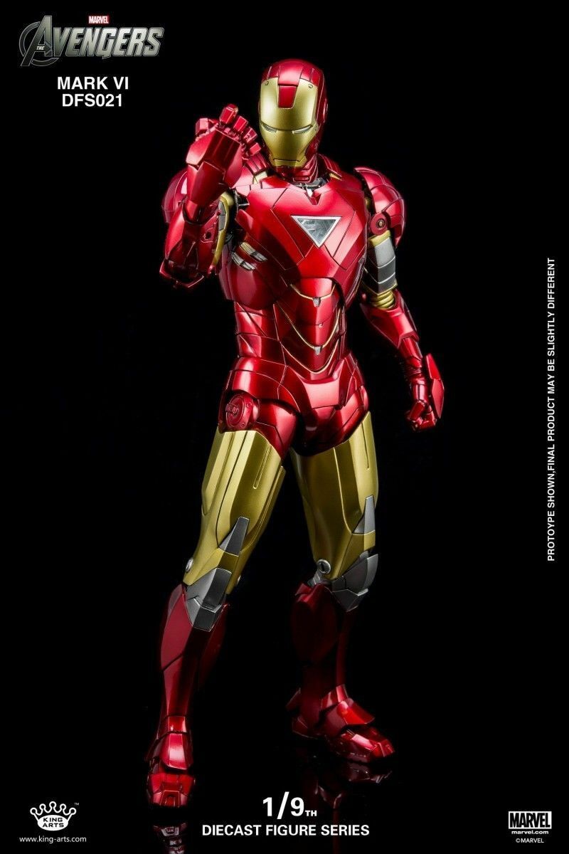 King Arts 1:9 Scale Iron Man Mark VI Collectible Figure